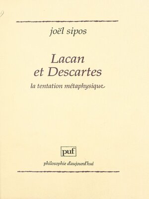 cover image of Lacan et Descartes